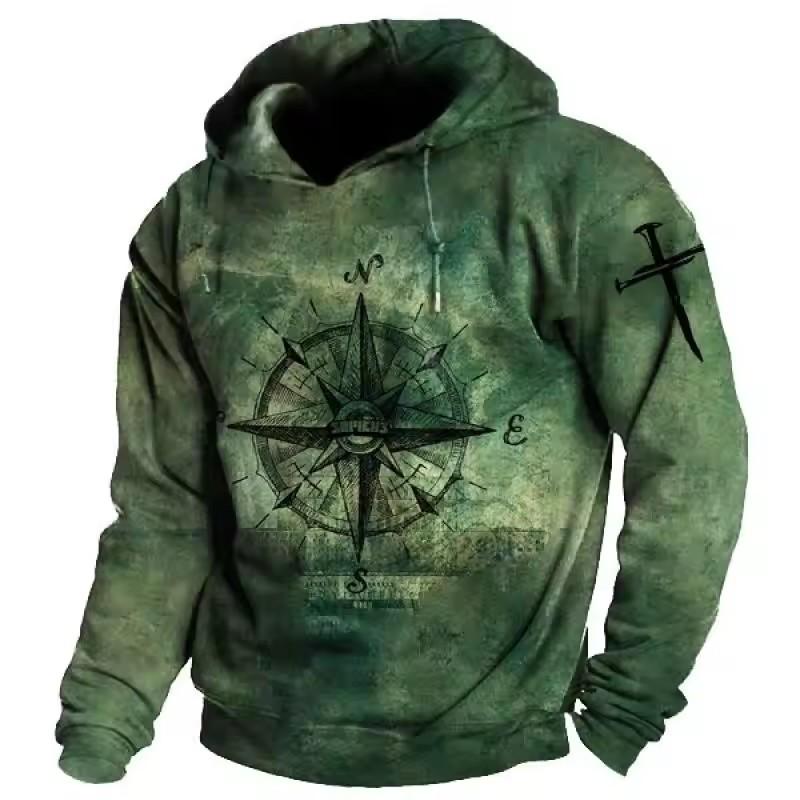 Funny Animal 3D Print Men's Hoodies Hip Hop Trend Y2k Clothes Autumn and Winter Casual Sweatshirts Fashion Pullover Street Tops