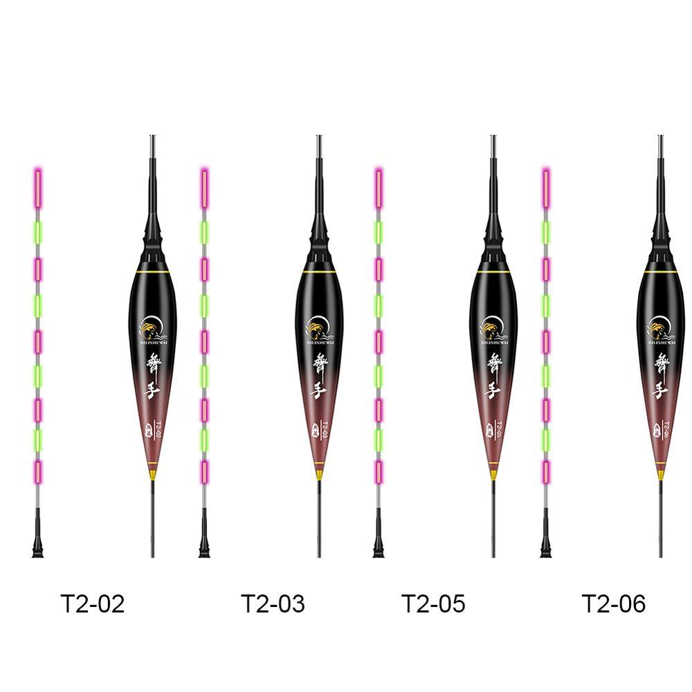 Nano Glowing Night Electric Fishing Float Fishing Float Tube Fishing Bobber LED Fishing Float