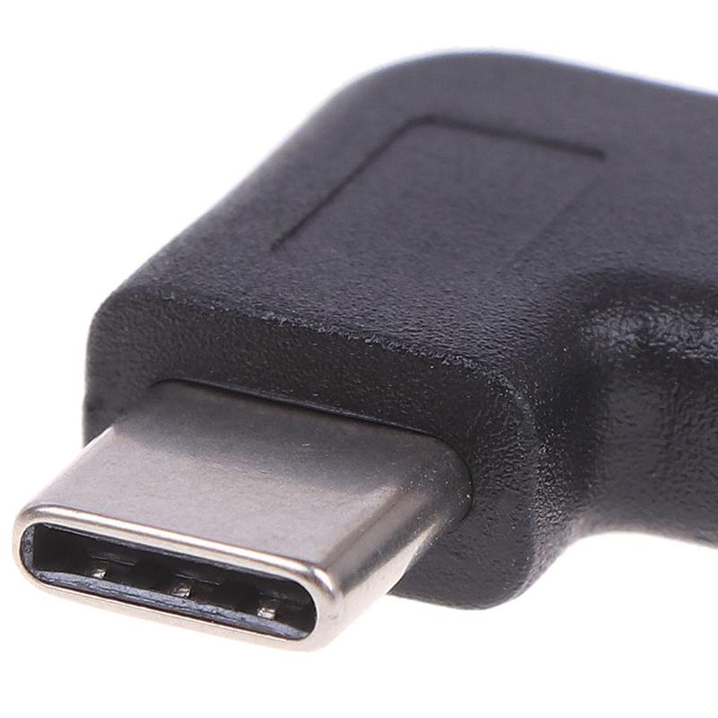 Right Angle 90 Degree Usb 3.1 Type C Male To Female Usb-C Converter Adapter