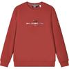 Knitted Sweatshirt 2024 Spring New Business Commuter Pullover Simple Casual Top Men Tops Legendary-Red F11M411214F-RD