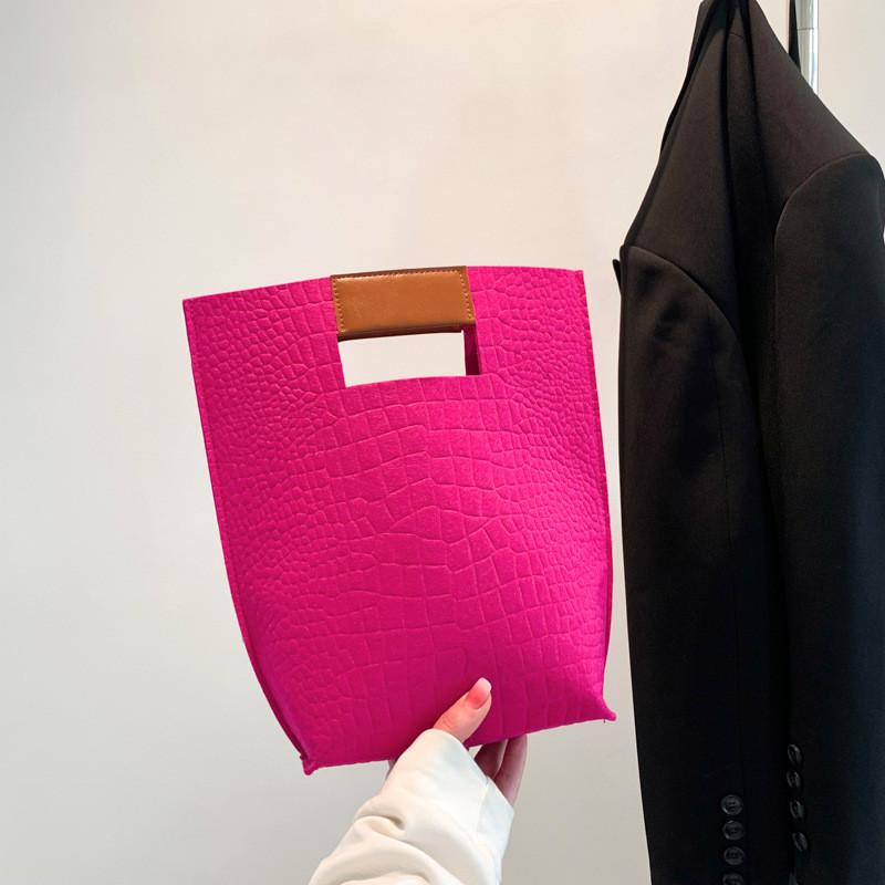 Стильная женская сумка-тоут, летняя трендовая сумка большой вместимости, черного, зеленого, оранжевого, фуксии и хаки цвета