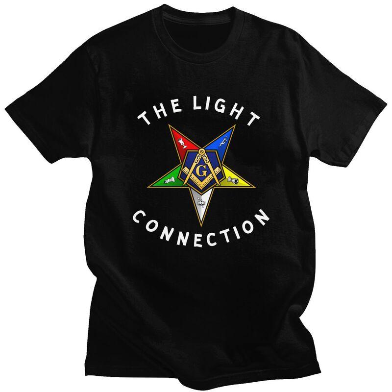 Custom Fashion OES Eastern Star T Shirts Men Tshirt Casual Tee Tops Oversized Tshirt Gift