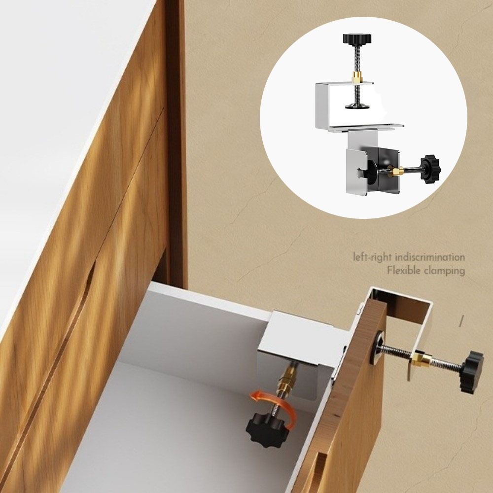 Stainless Steel Positioning Hole Opening Tool  Cabinet Door Installation
