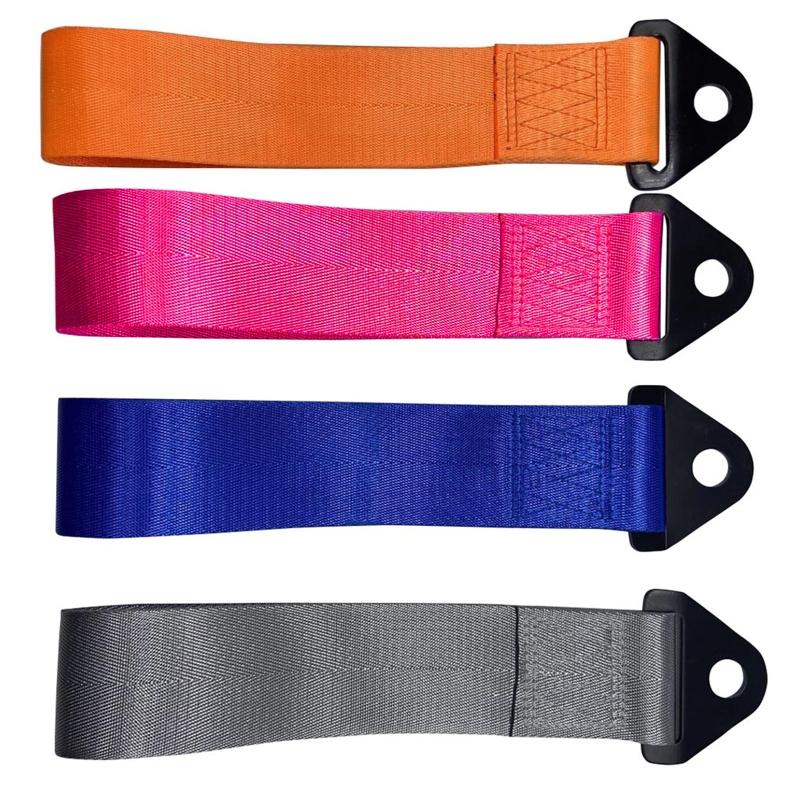 Передний ремень для буксировки автомобиля, универсальный ремень для бампера, крюк, прицеп, полиэстер