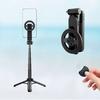 Мини магнитный монопод для селфи с Bluetooth-совместимым пультом, вращение на 360 градусов, портативный многофункциональный монопод для селфи с выдвижным штативом