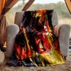 Racing car Blanket Flannel Throw for Sofa, Travel, Camping, Livingroom, Office, Chair and Bed Soft and Warm Holiday Birthday gifts