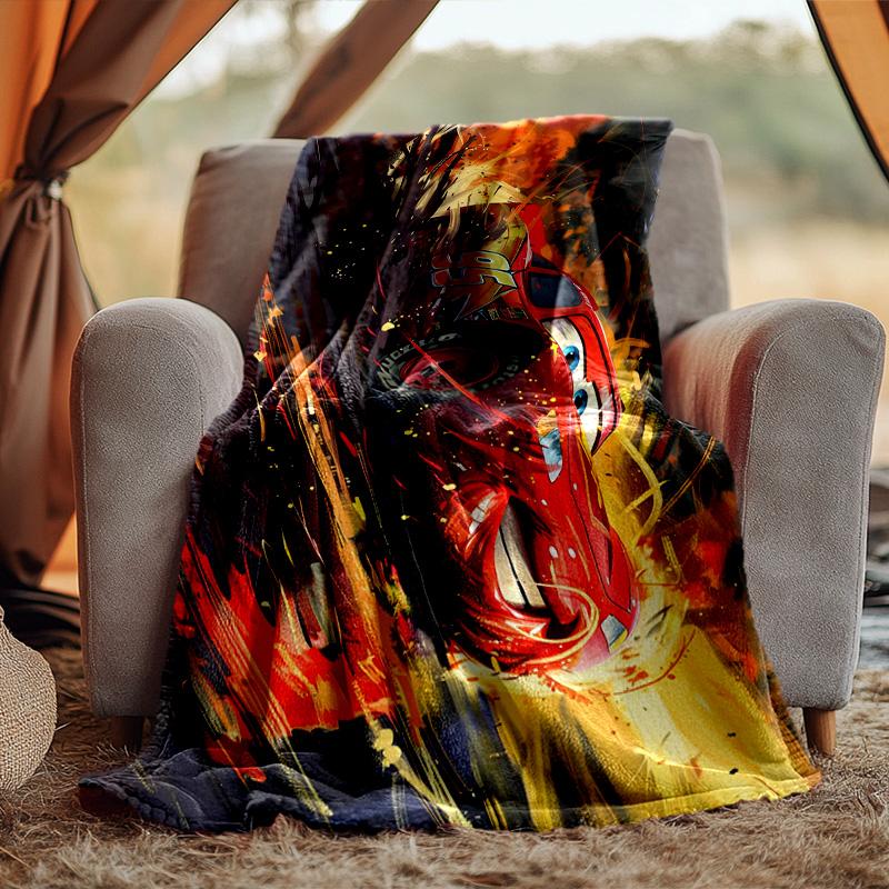 Racing car Blanket Flannel Throw for Sofa, Travel, Camping, Livingroom, Office, Chair and Bed Soft and Warm Holiday Birthday gifts
