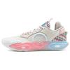Li Ning All City 12 Низкие баскетбольные кроссовки с противоскользящей подошвой и технологией BOOM Мужские Бежевые ABAU015-5
