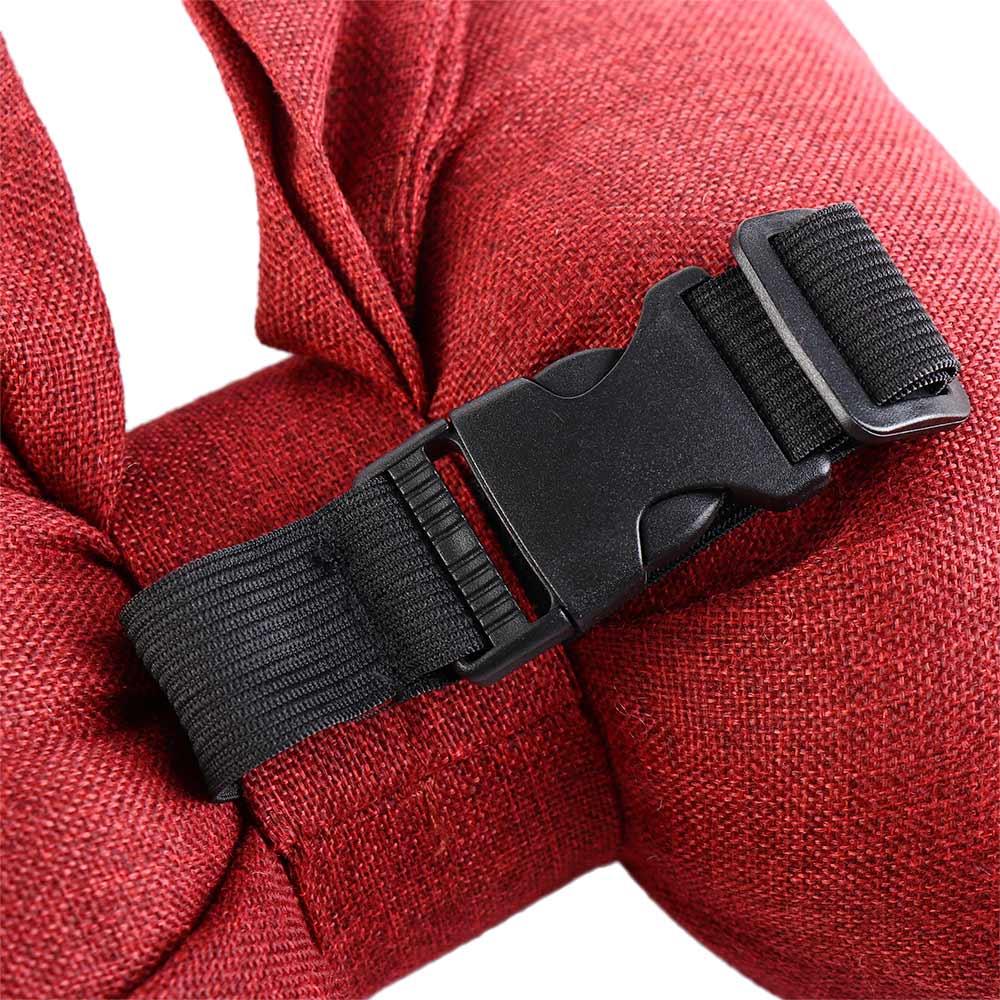 Ribbon Bow Linen Bow Car Headrest Streamer Ribbon Bow Car Neck Pillow Kids Adults