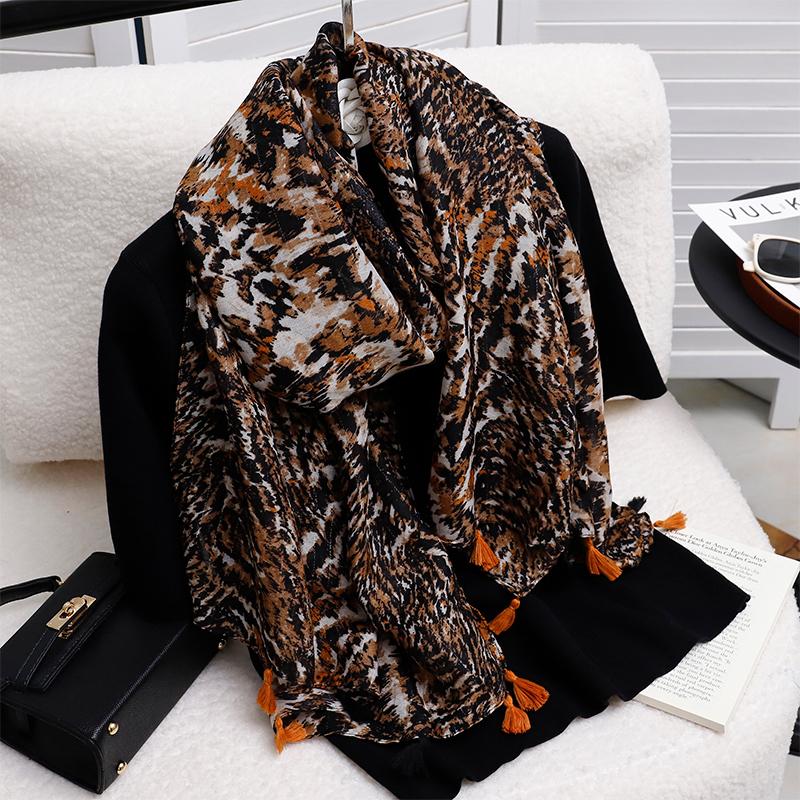 Хлопковый шаль с цветочным тиснением; Вискозный шарф для женщин; пляж; Солнцезащитный; Мусульманский хиджаб-обертывание