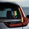 Голова Волка Автомобильная Креативная Арт Наклейка Кузов Автомобиля Бампер Окна Мотоцикл Ноутбук Стены Виниловая Пленка Крутая Наклейка Аксессуары для Тюнинга Автомобиля Качество