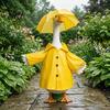 Porch Goose Costume Hawaiian Style Summer Outfit Fun Outdoor Decorations Creative Decorative Clothing for Garden Lawn Pool Party Decor