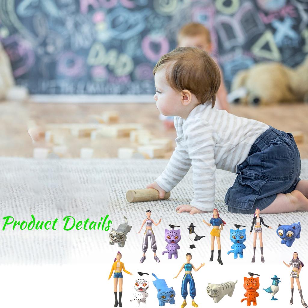 Non-movable Doll Collection Version Scale Doll Desktop Ornaments