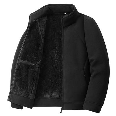 Осенне-зимний флисовый свитер с воротником-стойкой, термосвитер, повседневная универсальная флисовая куртка для пар Ollie