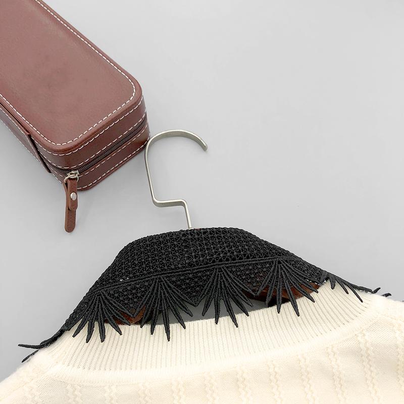 1шт модный поддельный воротник белый вышитый декоративный платок кукольная шея блузка декор