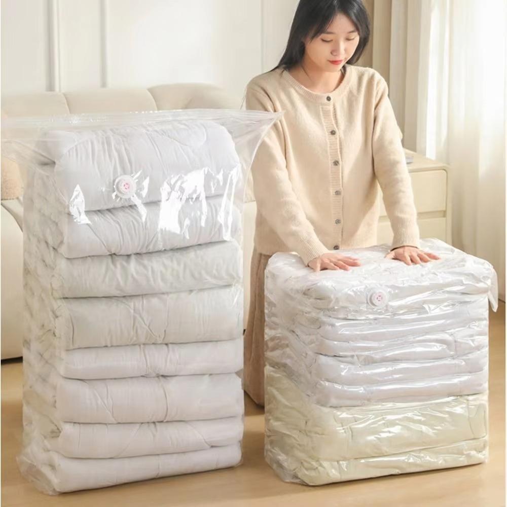Многоразовый мешок для упаковки одежды, одеял, вакуумный мешок для хранения одежды, для домашнего хранения