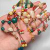 Sherpa Glass Three-Way Accessory Set: Red, Green, Light, Top Waist Bead, Small Strand (Fits 4-10 Strands)