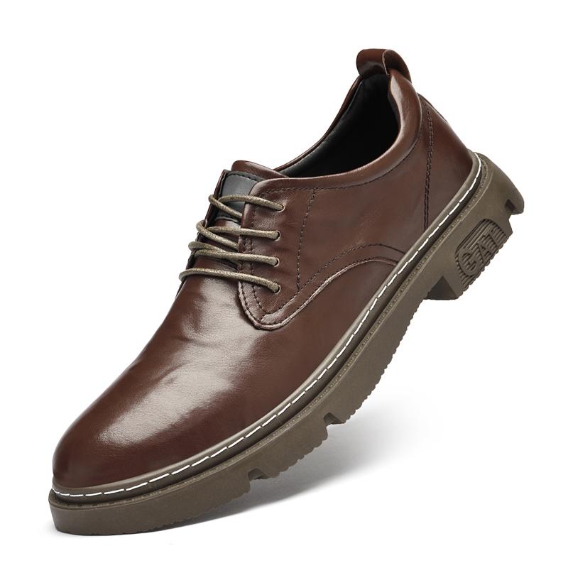 Новая мужская обувь Мужская обувь из натуральной кожи Свадебная обувь Высокого качества Мужская повседневная офисная обувь Мужская удобная обувь Оксфорды