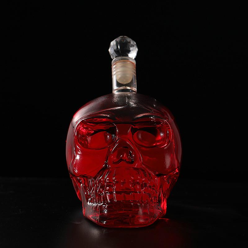 Бутылка с черепом Бутылка водки 350 мл 550 мл 1000 мл Графин Бокал для вина