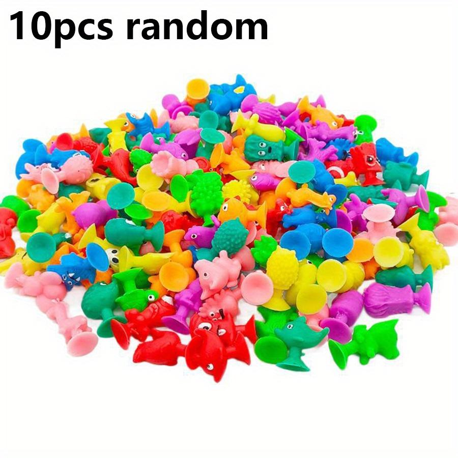 10/30/50Pcs Mini Shaped Suction Cups Soft Rubber Monster Animal Suction Cups Home Living Room Decoration For Relaxing JXB