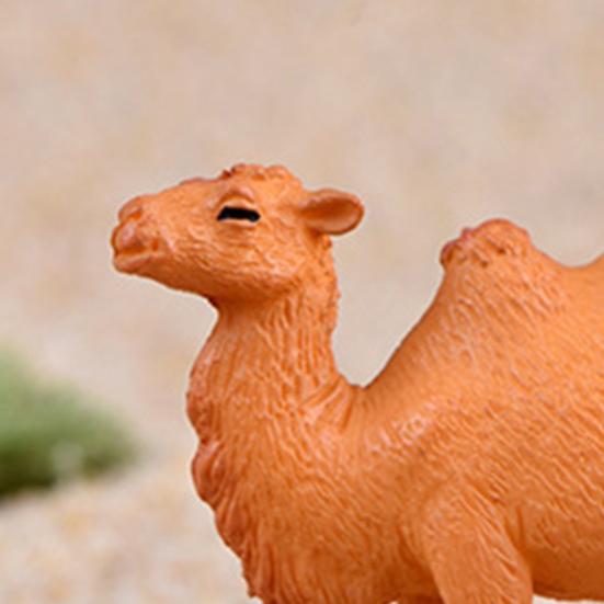 Экологичная фигурка животного для детей, коричневое украшение для приборной панели автомобиля, статуя верблюда, шикарные круглые углы, легкий вес