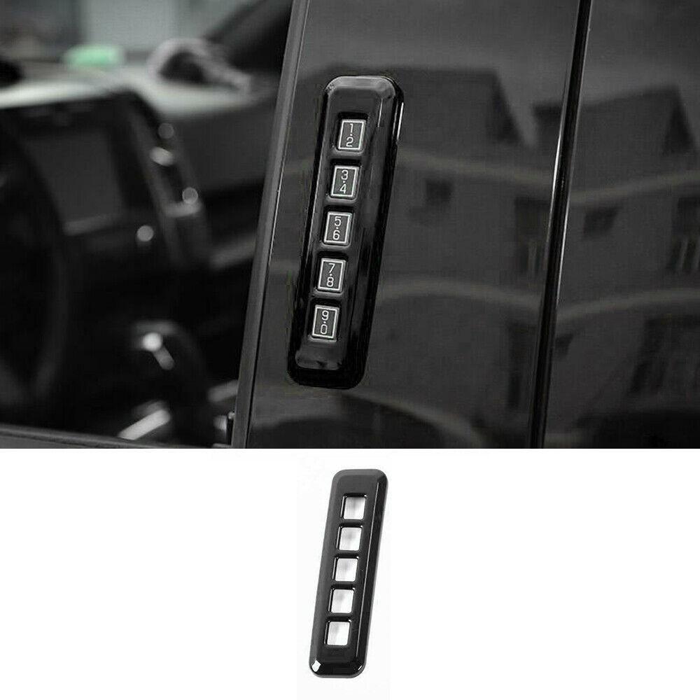 Накладка на замок с кодом для наружной двери 1* Для Ford F-150 2015-2020 Ярко-черный