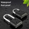 Waterproof Number Combination Padlock Safe Anti-theft Lock Practical 4-Digit Password Lock  Toolbox