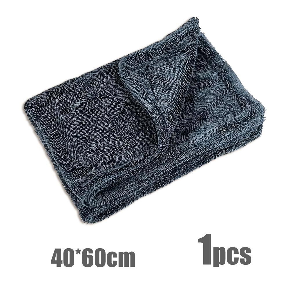 SEAMETAL 1200GSM Microfiber Car Wash Towel Thicken Soft Scratch-Free Car Detailing Towel Fast Drying Cloth for Car Cleaning Tool