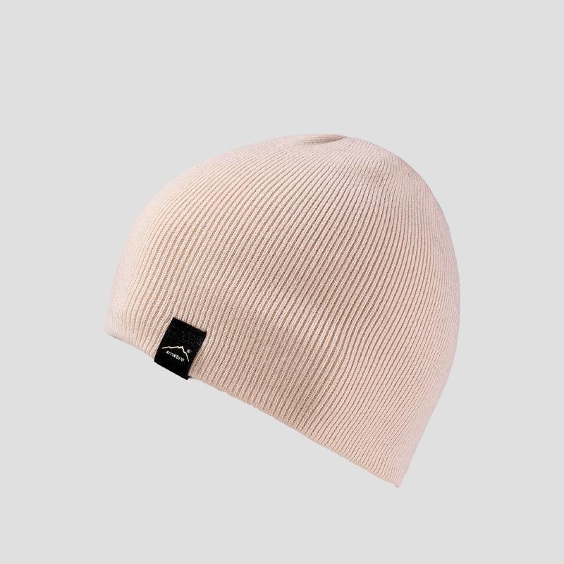 Autumn Winter Thin Knitted Hat High Elastic Big Head Circumference Men's Cold-Proof Ear Protection Cap Windproof Cap