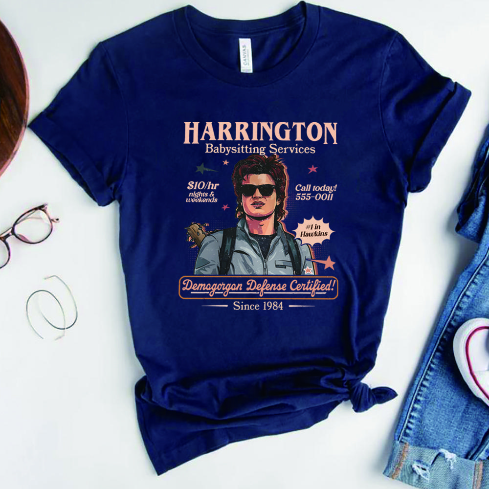 Babysitter Harrington Tshirt Mom of The Year Shirt Retro St5 Graphic Shirts Funny Movie Tshirt Unisex Short Sleeves Tops