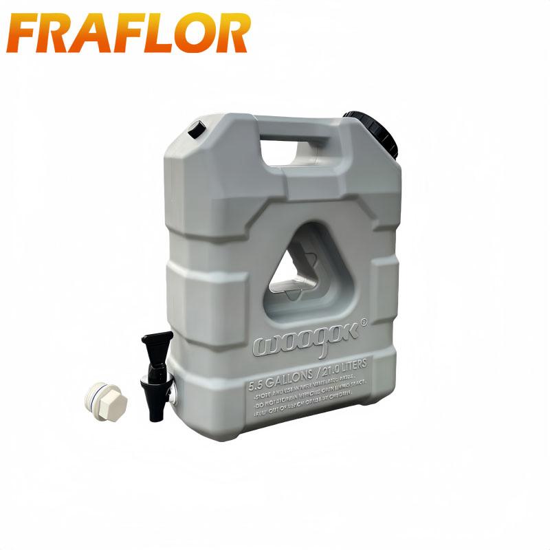 20 LiterS 21L Food Grade LLDPE Fresh Water Holding Tank for Truck Trailer RV Car Camping Drinking Water Bucket Water Storage Box