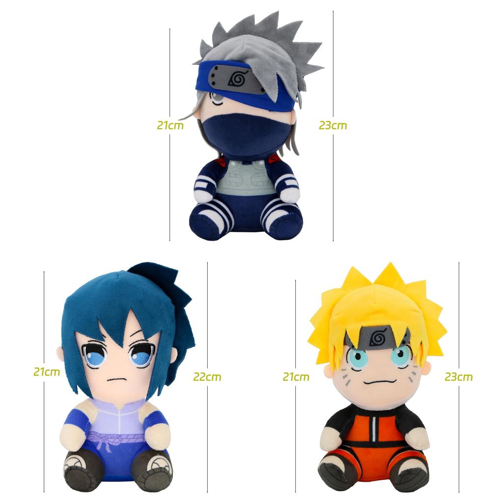 Naruto Gaara Hatake Kakashi Uchiha Sasuke Plush Toy With Crystal Super Soft Material For Fans And Kids