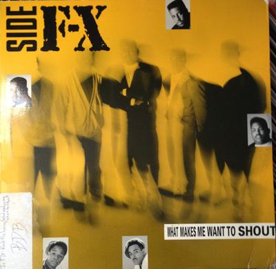 12-дюймовая пластинка SIDE F/X - Что заставляет меня кричать IGU769861 Nastymix Record 1990 US Танцевальная и Электронная Б/У