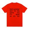 Charli Xcx Brat Summer and Its Same Album Tshirt Womens Fashion Harajuku Tshirt Casual Comfortable Extra Large Tshirt