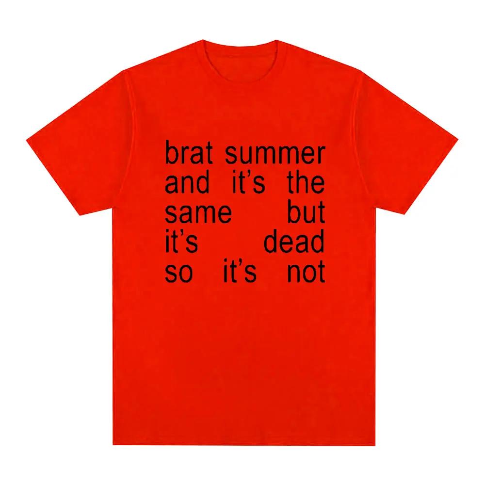Charli Xcx Brat Summer and Its Same Album Tshirt Womens Fashion Harajuku Tshirt Casual Comfortable Extra Large Tshirt