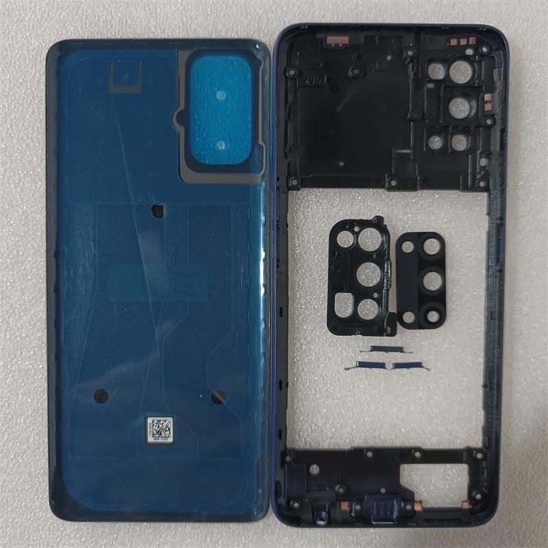 For Oppo Realme 7 Pro Full Housing Case Middle Frame Cover+Battery Back Cover Rear Cover+Camera Lens