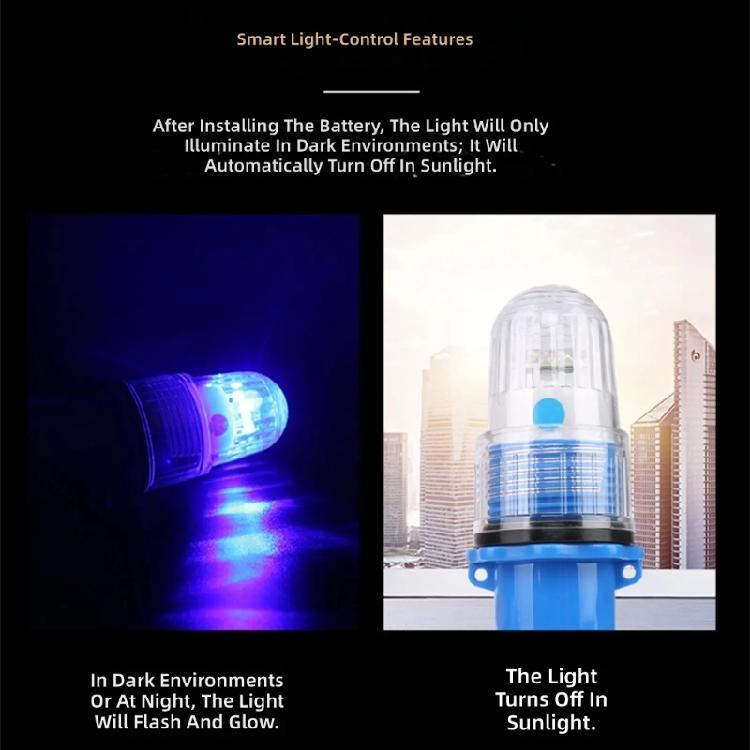 Underwater LED Net Marker Light Single Flash Fishing Signal Lamp for Night Anglers and Net Position Routine Checks