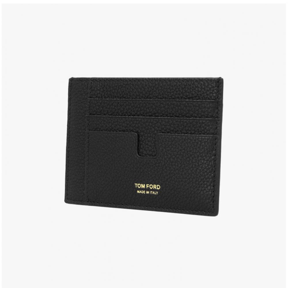 Tom Ford Classic Logo Grain Leather Cardholder Y0397 Lcl158g