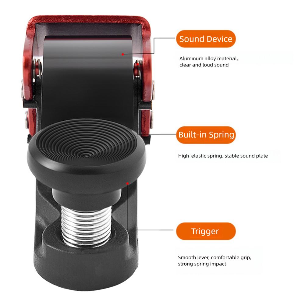 Aluminum Alloy Bicycle Bell Ring Cycling Handlebar Bell Crisp Sound Horn Outdoor Riding Mountain Bike Bell Road Bike Accessories