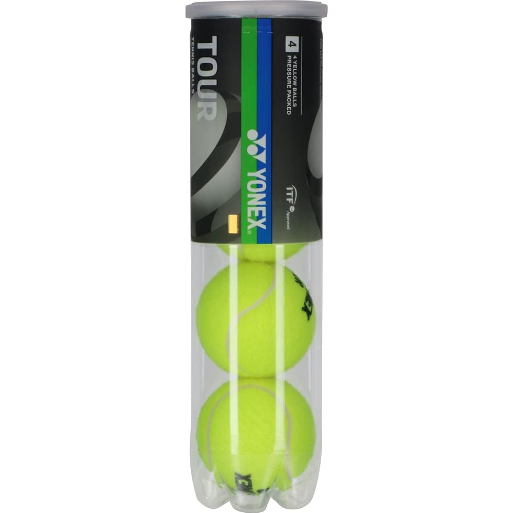 YONEX Tennis Ball TOUR 4 Balls per Can 6 Cans Pack Sports Equipment