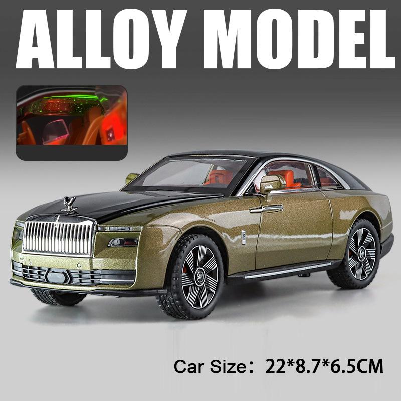 1:Масштаб 1:24 Модель Phantom Spectre Cullinan Игрушечные машинки Сплав Литье под давлением Звук Свет Двери открываются Оттянуть назад Подарки на день рождения для детей