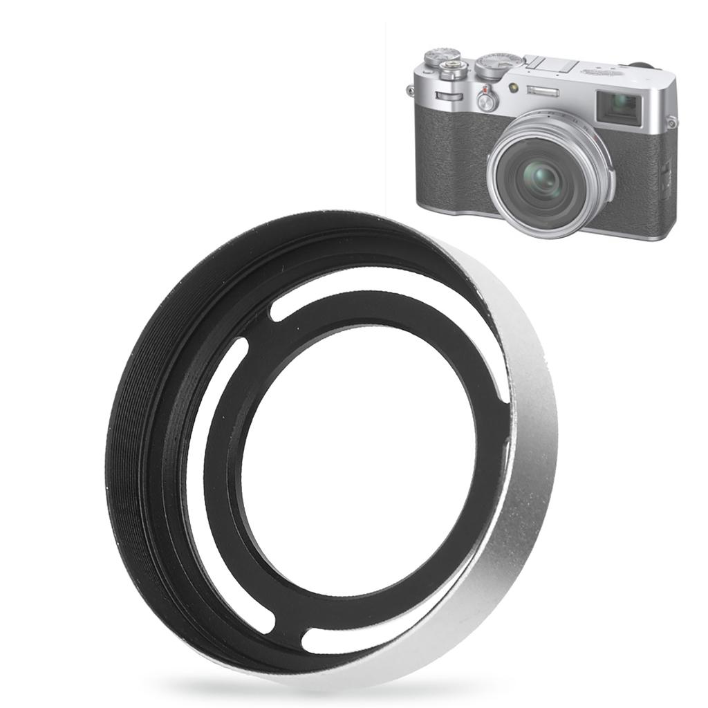 LH Красивая металлическая съемная бленда для компактного объектива Fuji CelsiusX20CelsiusX30(черный )