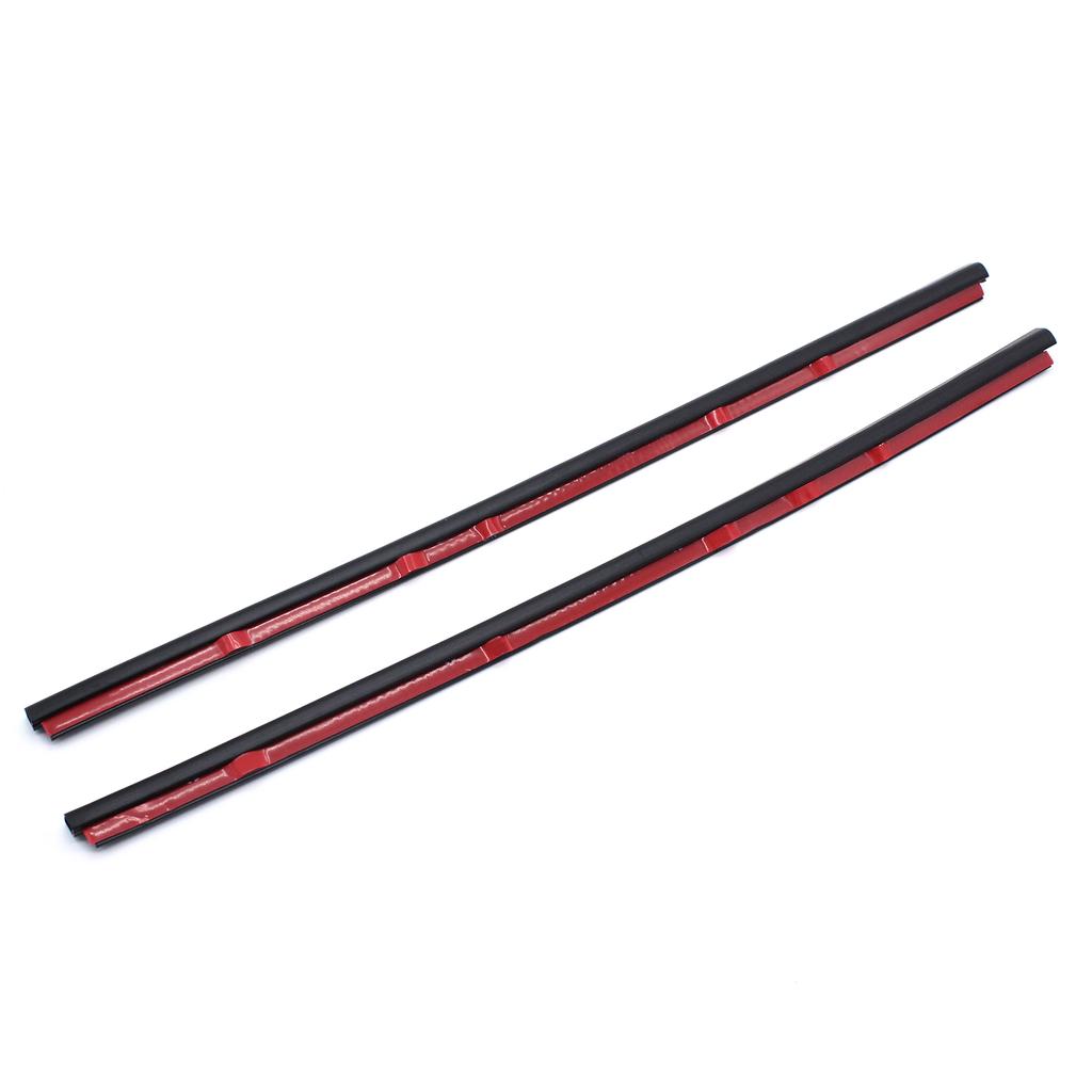 2x Left + Right Rear Quarter Side Glass Window Seal Replacement for Renault Clio 3 Door