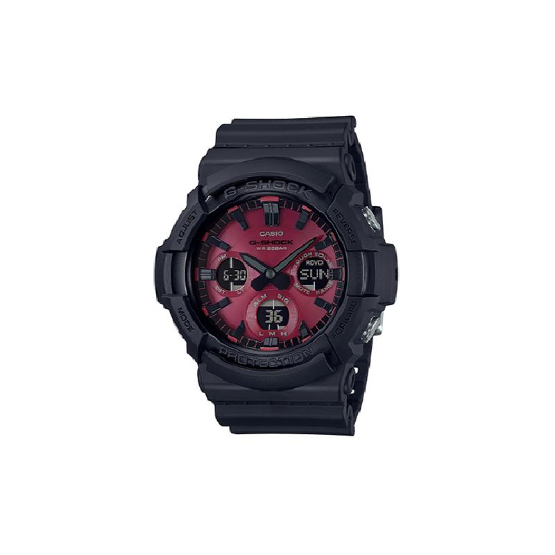 Casio Серия G-SHOCK Модный Контраст Цветов Уличный Классика Стрелки Три Окошка Двойной Дисплей Спортивные Водонепроницаемые Кварцевый Механизм Смола GAS-100AR-1A