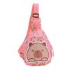 Capybara Shoulder Printed Crossbody Chest Bag Children Outdoor Leisure Wallet