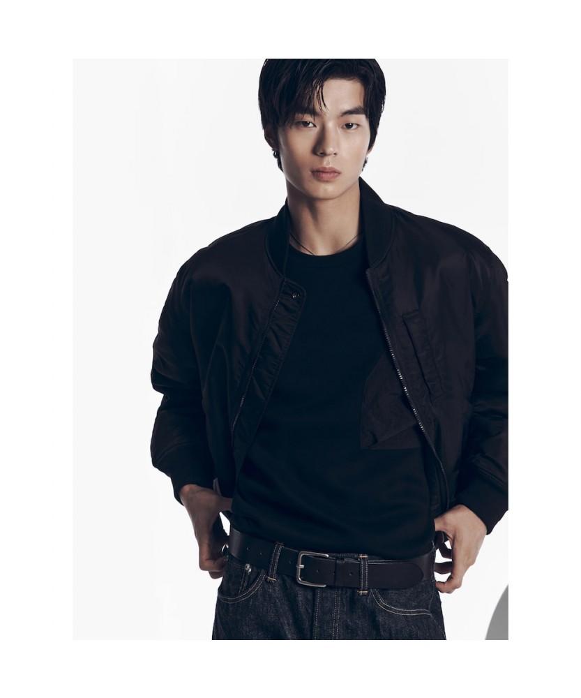 Shift.G Reversible Aviator Padding Jumper Black