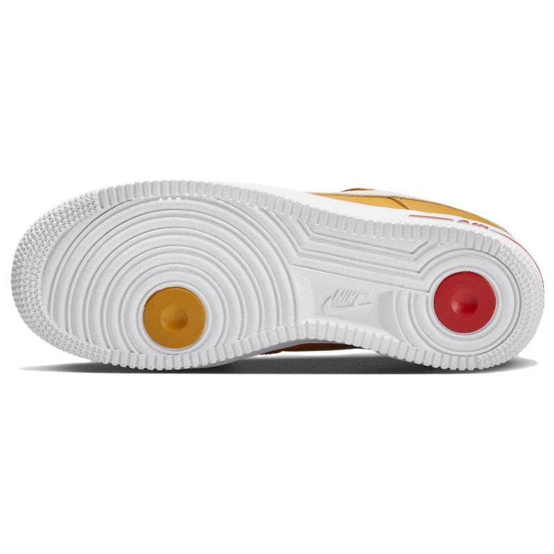 Nike Женские кроссовки Air Force 1 Low '07 Se 40th Anniversary Yellow Ochre Mini Swoosh DQ7582-700