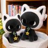 New Star and Moon Medal Cat Plush Toy Ragdoll Cartoon Kitten Doll