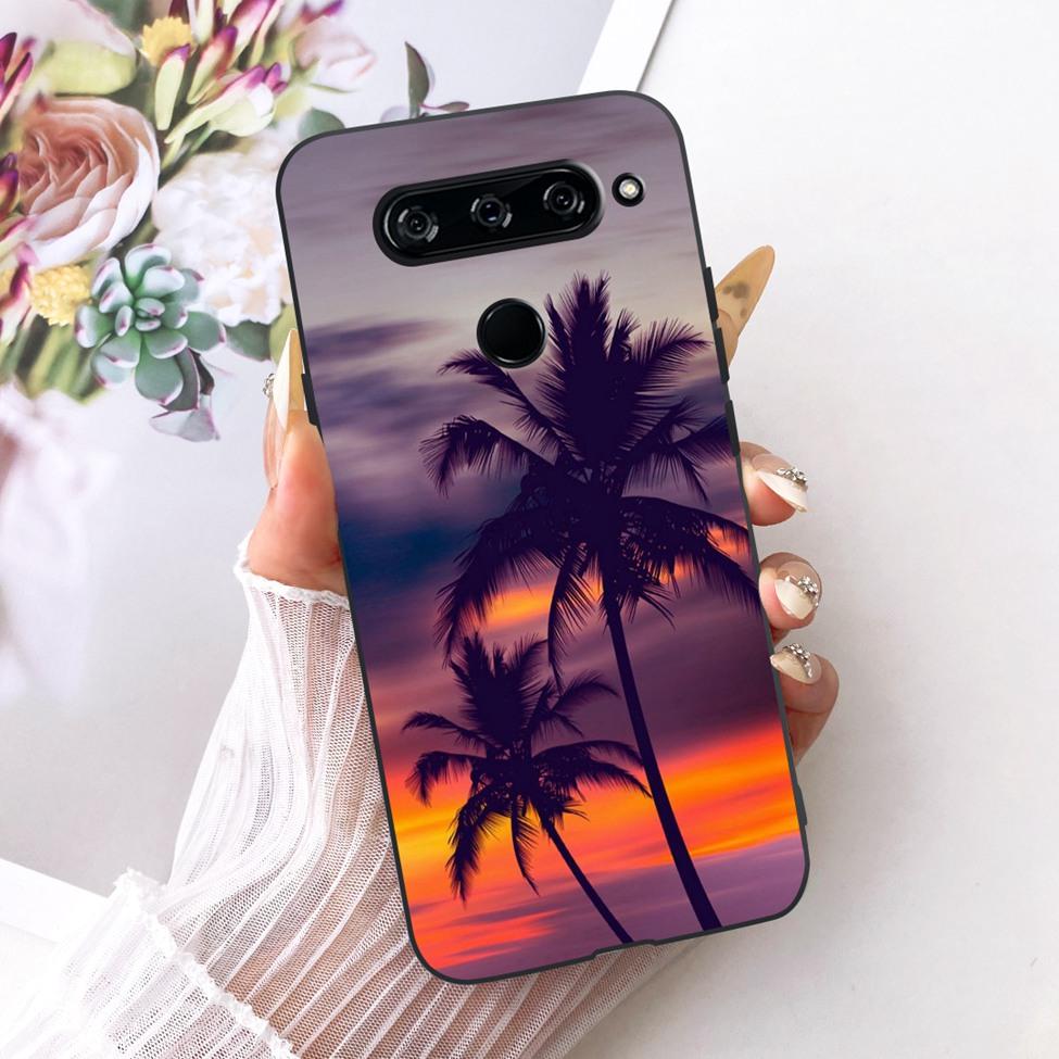 Чехол для телефона для LG V40 ThinQ Чехол Эстетичный Милый Модный Забавный Расписной Корпус для LG V40 ThinQ V405 LM-V405 LM-V409N