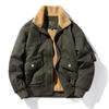 Winter New Cotton-padded Coat Men's Large Size Flight Suit Tooling Lamb Fur Collar Cotton-padded Jacket Men's Jacket